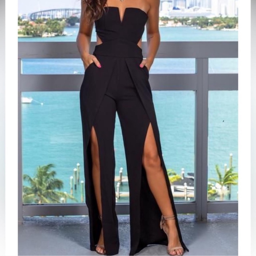 Lulu’s Black Formal Romper
